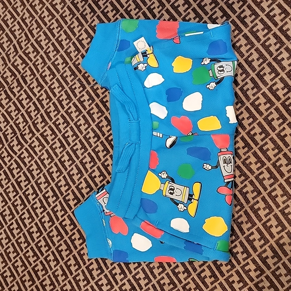 Stella McCartney size 3m NWOT paint pants sweatpants New Without Tags
